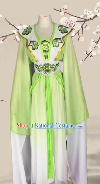 Chinese Ancient Palace Princess Green Dress Traditional Beijing Opera Diva Costume for Adults