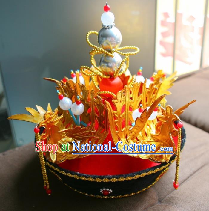 Chinese Ancient Qing Dynasty Queen Hat Phoenix Coronet Traditional Peking Opera Diva Headwear for Adults