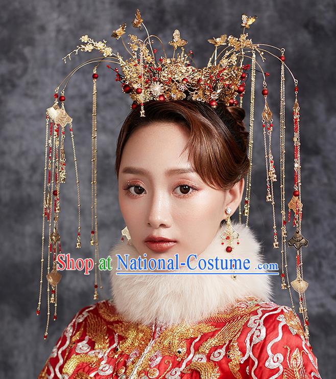 Chinese Ancient Style Hair Jewelry Accessories Cosplay Hairpins Headwear Headdress for Women