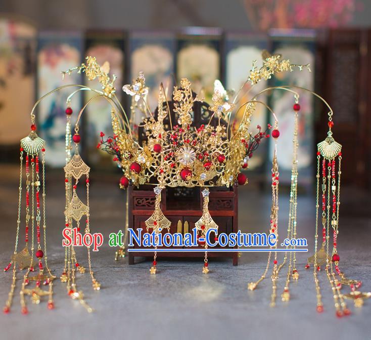 Chinese Ancient Style Hair Jewelry Accessories Cosplay Hairpins Headwear Headdress for Women