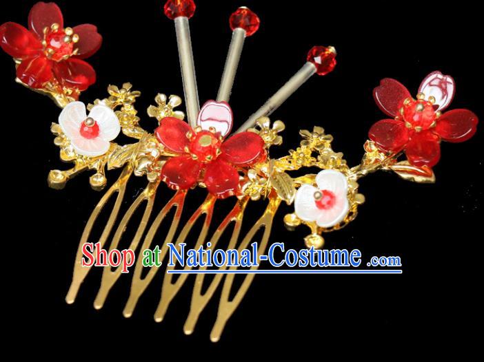 Chinese Traditional Hair Accessories Ancient Hairpins Hair Comb for Women