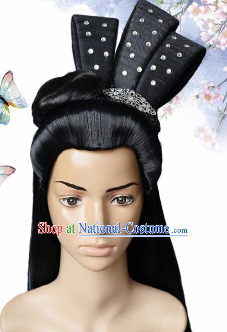 Chinese Traditional Wigs and Hair Accessories Ancient Wig Sheath for Women