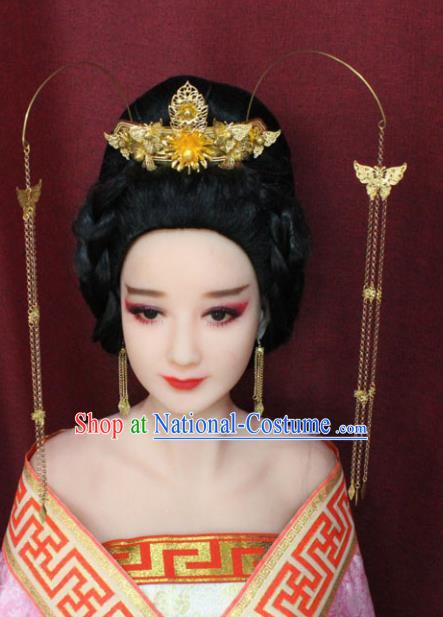 Chinese Traditional Handmade Hair Accessories Ancient Hair Coronet Hairpins for Women