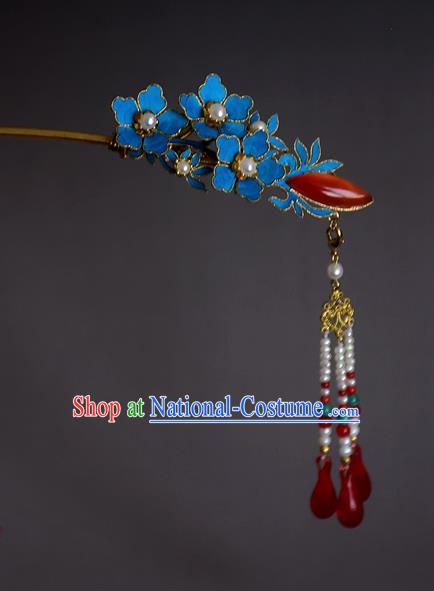 Chinese Handmade Hair Accessories Hanfu Tassel Hairpins Ancient Hair Clip for Women