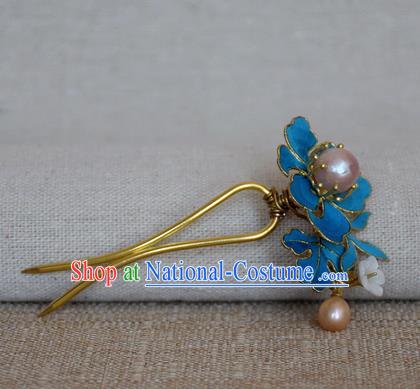 Chinese Handmade Hair Accessories Hairpins Ancient Hanfu Hair Clip for Women