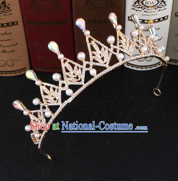 Chinese Ancient Style Hair Jewelry Accessories Cosplay Hairpins Headwear Royal Crown Headdress for Women