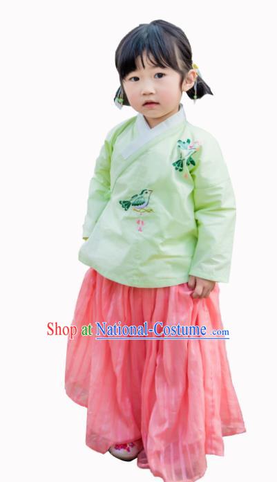 Traditional Chinese Ancient Costumes Ming Dynasty Princess Hanfu Clothing for Kids