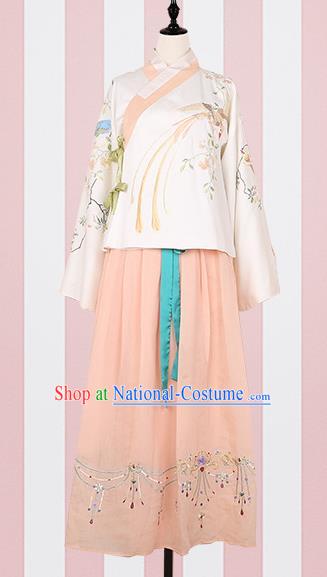 Chinese Ancient Costumes Traditional Ming Dynasty Princess Hanfu Dress for Women