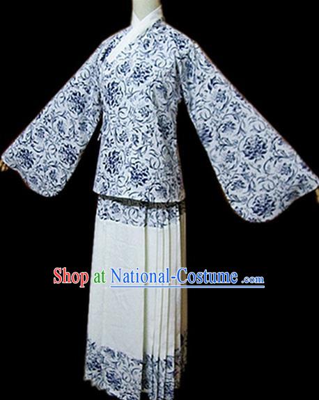 Traditional Chinese Ming Dynasty Nobility Lady Hanfu Dress Ancient Fairy Costume for Women