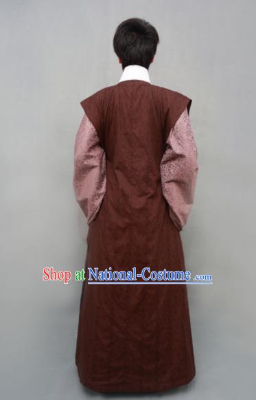 Chinese Ancient Hanfu Traditional Jin Dynasty Embroidered Historical Costumes