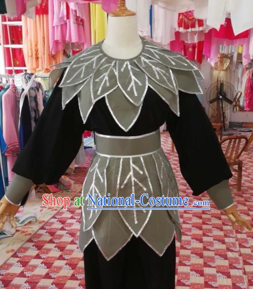 Chinese Traditional Beijing Opera Takefu Costume Nezha Lotus Clothing for Adults