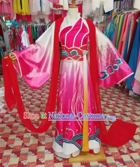 Chinese Traditional Beijing Opera Diva Embroidered Dress Peking Opera Princess Costume for Adults