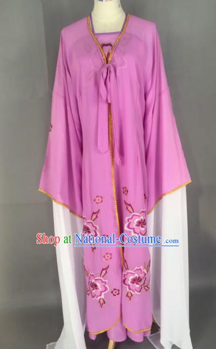 Chinese Traditional Beijing Opera Diva Costume Princess Purple Hanfu Dress for Adults