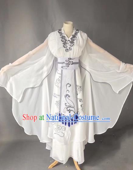 Chinese Traditional Beijing Opera Madam White Snake Clothing Peking Opera Actress Costumes for Adults