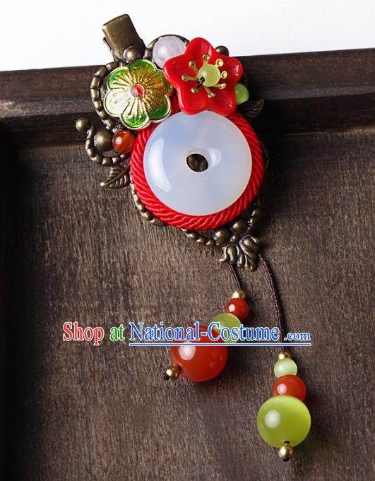 Chinese Traditional Hair Accessories National Hanfu Cloisonne Hair Stick for Women