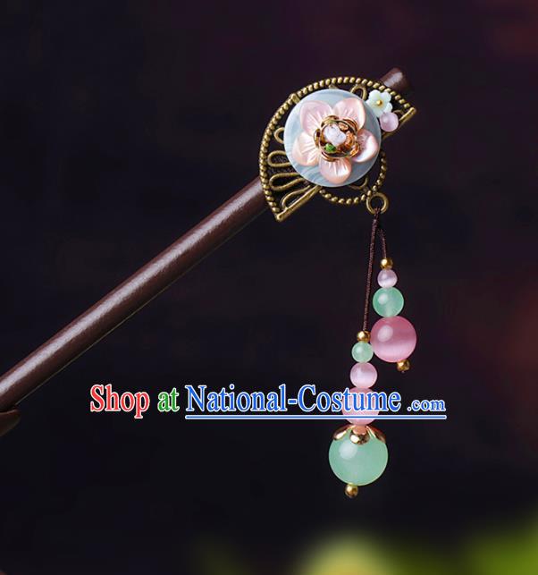 Chinese Traditional Hair Accessories National Hanfu Wood Hairpins for Women