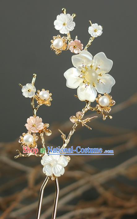 Handmade Chinese Traditional Plum Blossom Hairpins Traditional Classical Hanfu Hair Accessories for Women