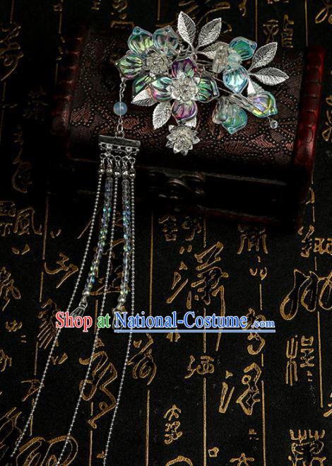 Chinese Ancient Traditional Hanfu Tassel Hair Claw Handmade Classical Hair Accessories for Women