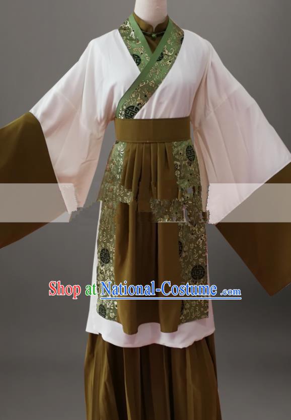 Professional Chinese Traditional Beijing Opera Old Female Dress Ancient Country Dame Costume for Women