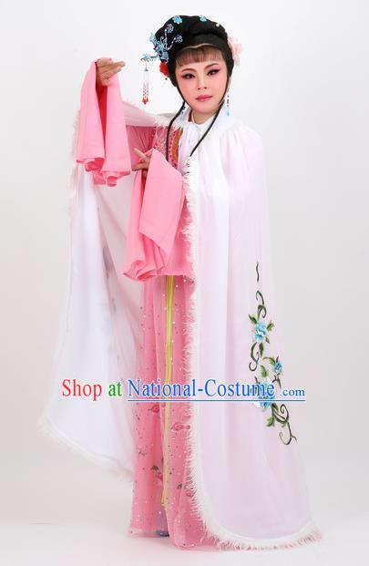 Professional Chinese Traditional Beijing Opera White Cape Ancient Princess Costume for Women