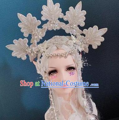 Top Grade Halloween Stage Show Hair Accessories Brazilian Carnival Headdress for Women