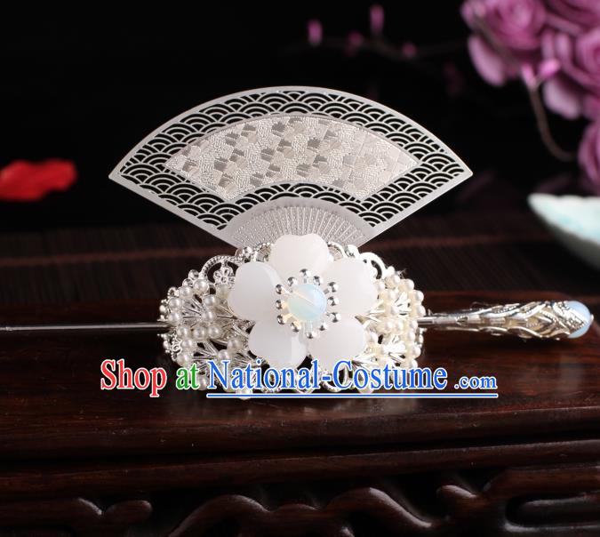 Traditional Chinese Hanfu Pine Hair Crown Ancient Court Princess Hairpins Handmade Hair Accessories for Women