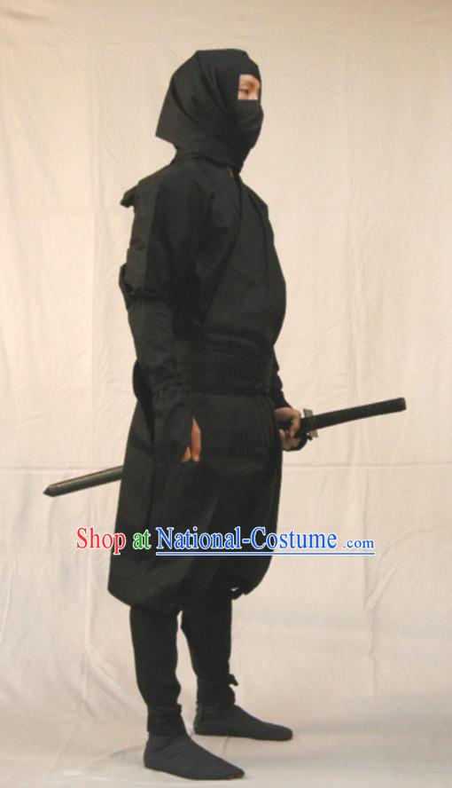 Ancient Japanese Ninja Suits Costume Japan Ninja Costumes Fighter Suits Complete Set for Men or Women