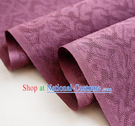 Traditional Chinese Classical Apricot Flowers Pattern Design Amaranth Silk Fabric Ancient Hanfu Dress Silk Cloth