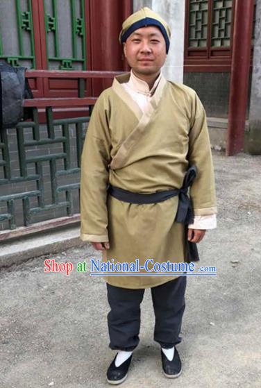 Chinese Ancient Traditional Han Dynasty Civilian Costume for Men