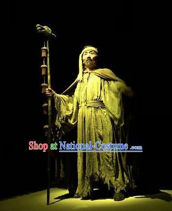 Chinese Encore Dunhuang Han Dynasty Envoy Clothing Stage Performance Dance Costume for Men