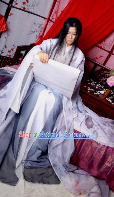 Traditional Chinese Cosplay Swordsman Clothing Ancient Prince Nobility Childe Costume for Men