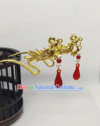 Traditional Chinese Hanfu Palace Phoenix Hair Clip Hairpins Ancient Princess Hair Accessories for Women