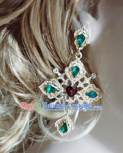 Top Grade Gothic Crystal Earrings Handmade Ear Accessories for Women