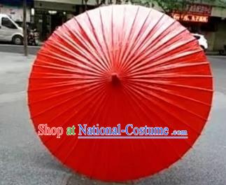 Chinese Handmade Large Red Oil Paper Umbrella Traditional Decoration Umbrellas