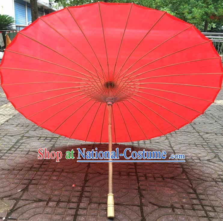 Handmade Chinese Classical Dance Red Paper Umbrella Traditional Cosplay Decoration Umbrellas