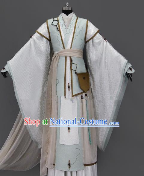 Customize Chinese Traditional Cosplay Prince Costumes Ancient Nobility Childe Swordsman Clothing for Men