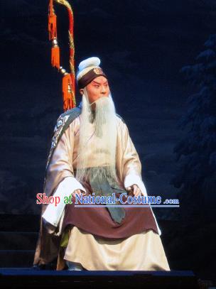 Su Wu In Desert Chinese Beijing Opera Shepherd Clothing Stage Performance Dance Costume and Headpiece for Men