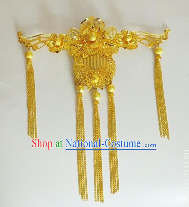 Chinese Traditional Bride Hair Accessories Wedding Hair Comb for Women