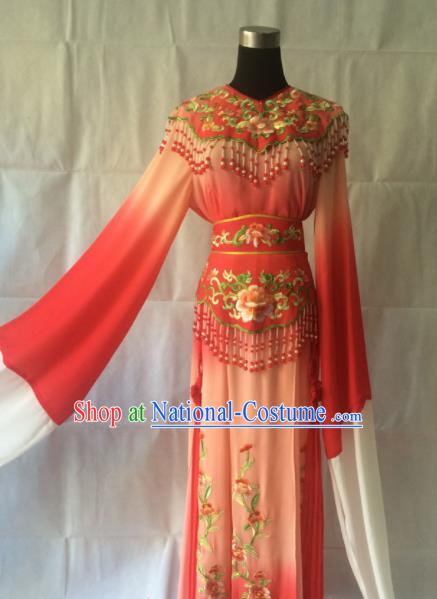 Traditional Chinese Beijing Opera Costume Ancient Princess Red Hanfu Dress for Women