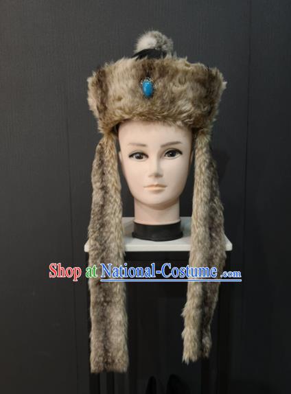 Asian Chinese Traditional Hair Accessories Ancient Ethnic Prince Hat for Men