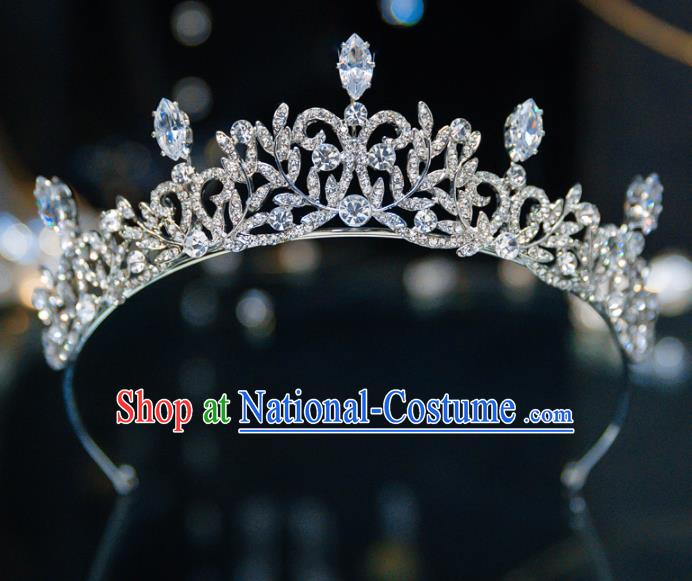 Handmade Wedding Hair Accessories Princess Zircon Royal Crown for Women