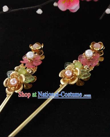 Chinese Ancient Hair Accessories Hair Clip Traditional Bride Hanfu Hairpins for Women