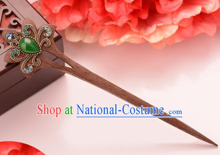 Chinese Ancient Hair Accessories Traditional Palace Ebony Hairpins for Women