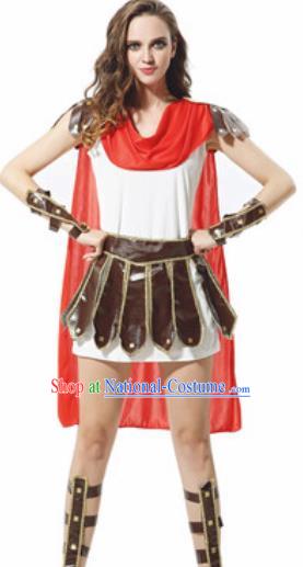 Traditional Rome Costume Ancient Roman Female Warrior Dress for Women