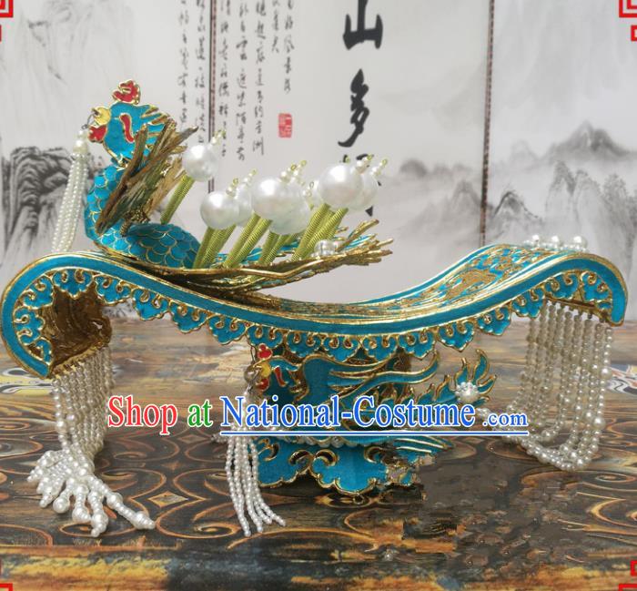 Chinese Beijing Opera Queen Hair Accessories Ancient Empress Hair Crown for Women