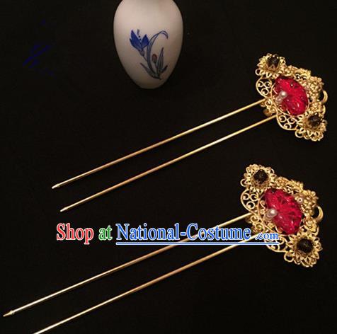 Chinese Ancient Handmade Palace Hairpins Traditional Classical Hair Accessories for Women