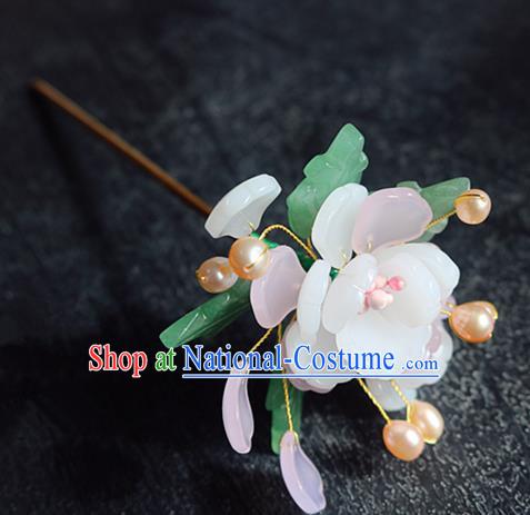 Chinese Ancient Handmade Flowers Hairpins Traditional Classical Hair Accessories for Women