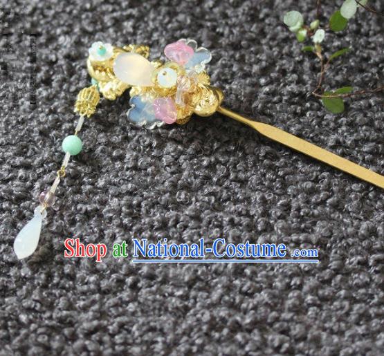 Handmade Chinese Ancient Tassel Hair Clips Hairpins Traditional Hair Accessories Headdress for Women