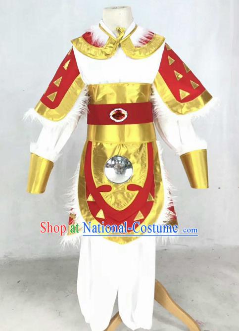 Chinese Traditional Beijing Opera Takefu Clothing Ancient Swordsman Costume for Men