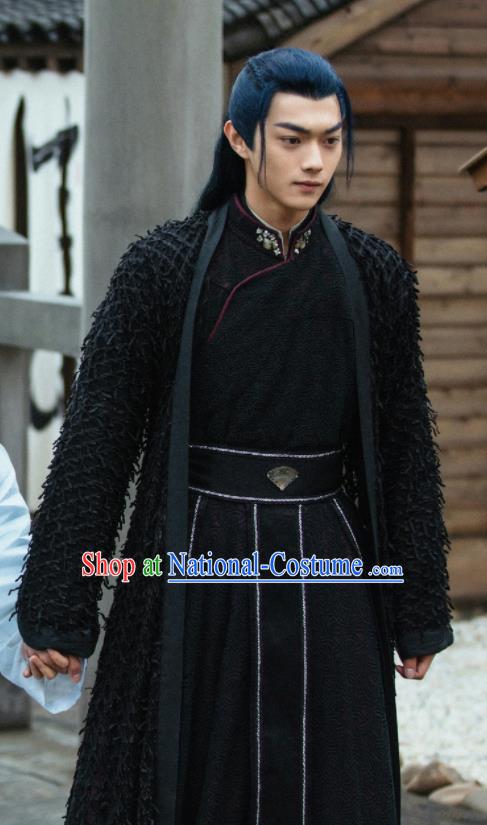 Drama Zhao Yao Chinese Ancient Swordsman Knight Li Chenlan Embroidered Replica Costume for Men